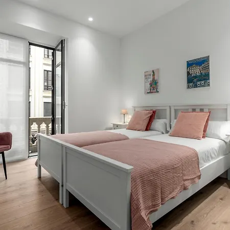 Апартаменты Moderno, Reformado Y Ac Para 6 En Zurriola Beach *