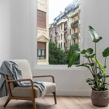 Moderno, Reformado Y Ac Para 6 En Zurriola Beach Apartament *